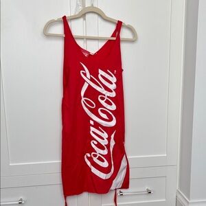 Coca-Cola Tank mini dress costume (one size)